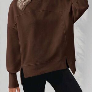 Brown Oversized Sweatshirt